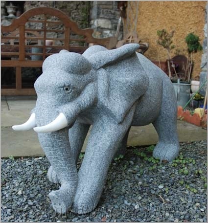 Special Offer Granite Elephant Sculptures