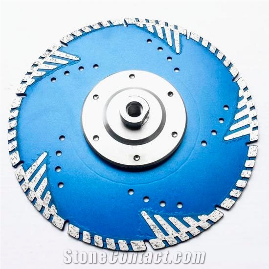Diamond Blade For Granite Turbo Triangle 9" Wet Cutting