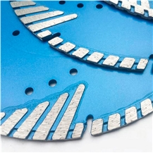 Diamond Blade For Granite Turbo Triangle 9" Wet Cutting