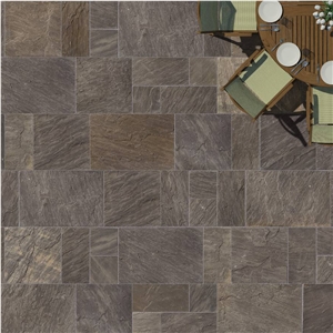 Cloudy Black -Sagar Black Sandstone Exterior Pattern Set