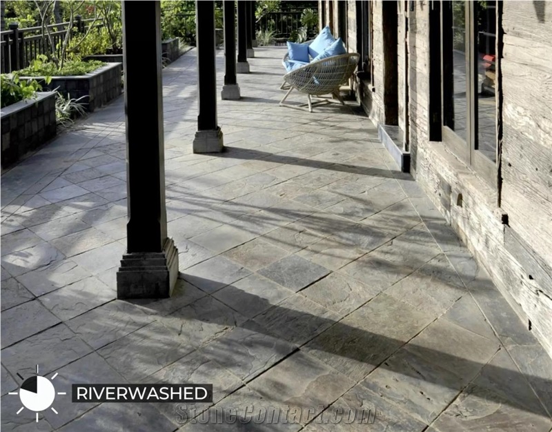 Jak Rustic Multicolor Slate Terrace Landscaping Collection