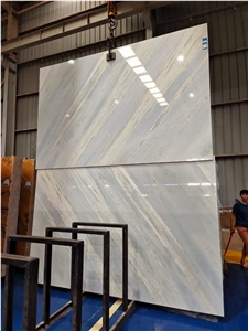 Ice Blue Lagoon Crystal Blue Marble Slabs And Tiles
