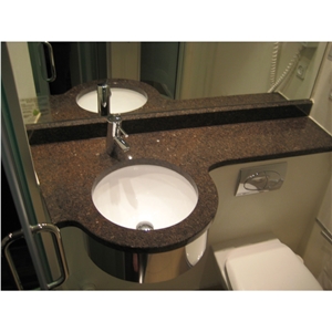 Brown Cafe Imperial Stone Imperial Coffee Granit Vanity Tops