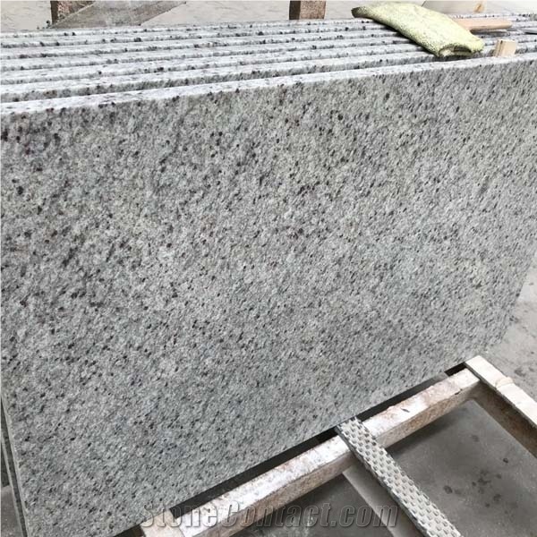 Own Factory White Flat Edge Precut Granite Stone Top