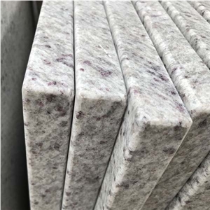 Own Factory White Flat Edge Precut Granite Stone Top