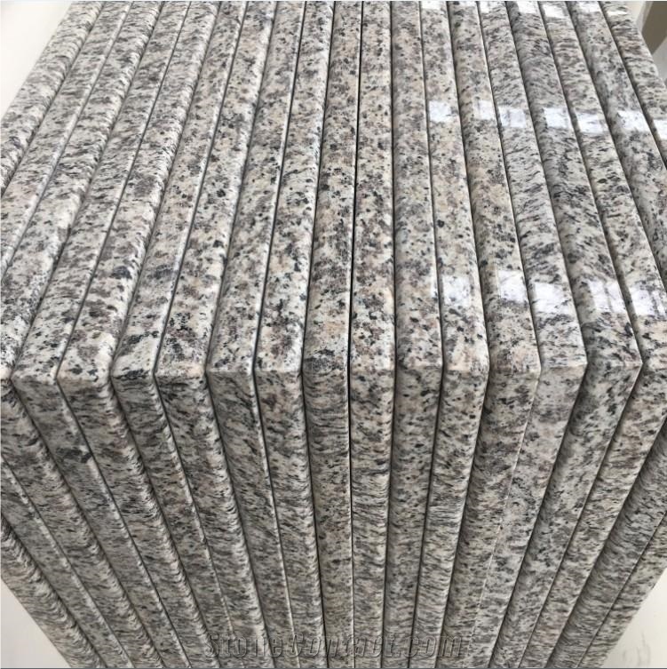 Tiger Skin White Granite Double Sink Vanity Tops For Bath