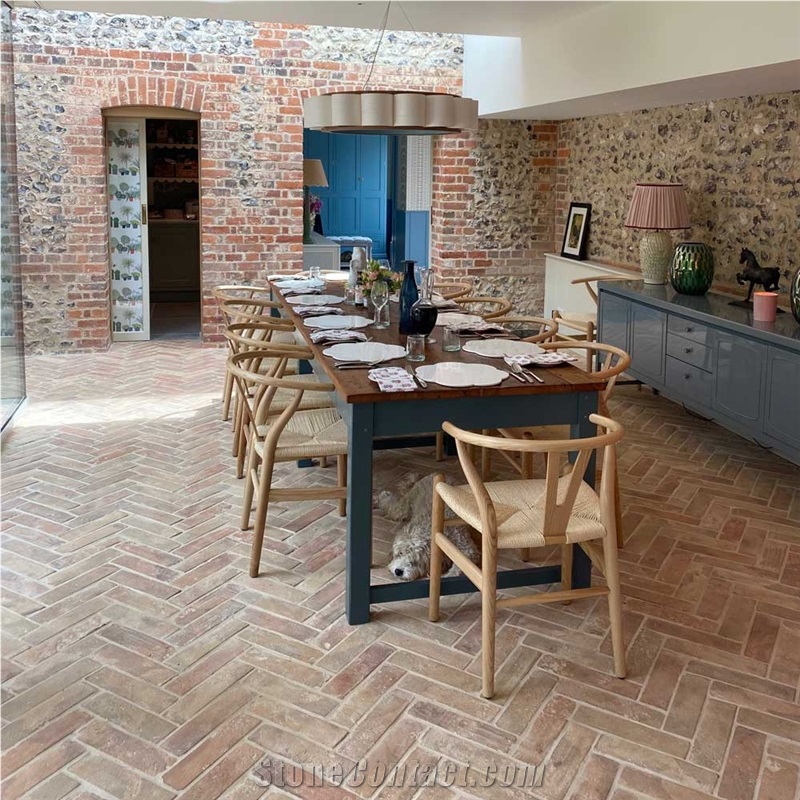 Reclaimed Terracotta Parquet Floor Tiles