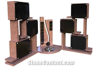 Red Granite Columbarium Azur