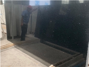Artificial Black Quartz Stone Tiles & Slabs