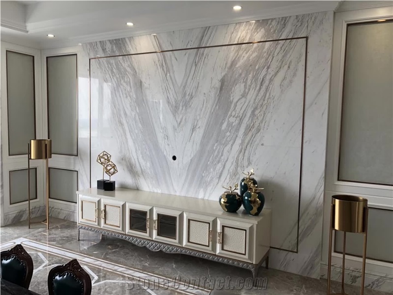 Polished Surface Ariston Greece Marble Slabs