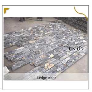 UNION DECO Blue Quartzite Ledger Panel Wall Cladding Stone