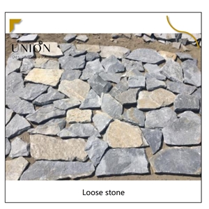 UNION DECO Blue Quartzite Stone Random Wall Cladding Veneer
