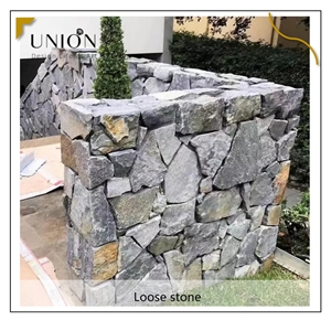 UNION DECO Blue Quartzite Stone Random Wall Cladding Veneer