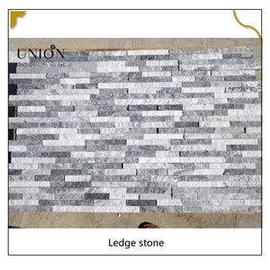 UNION DECO Cloudy Grey Ledge Stone Stacked Stone For Wall