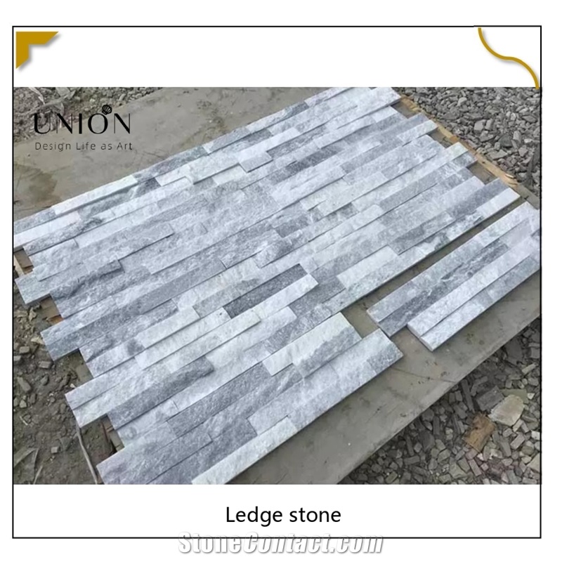 UNION DECO Cloudy Grey Wall Cladding Stone Stacked Stone