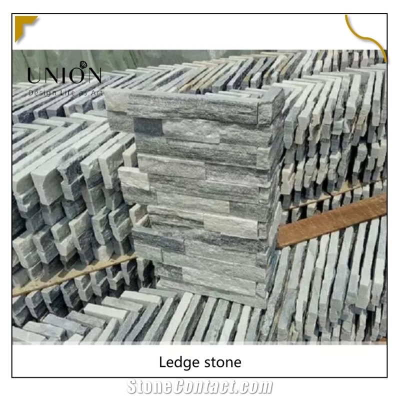 UNION DECO Cloudy Grey Wall Cladding Stone Stacked Stone