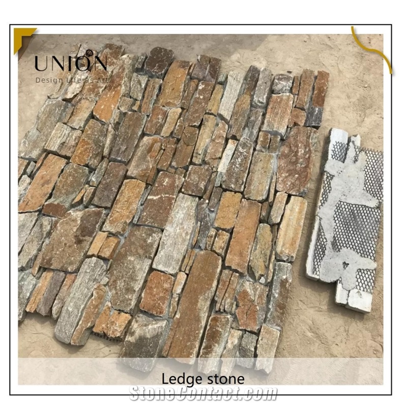 UNION DECO Exterior Natural Rusty Stone Cladding Stone Panel