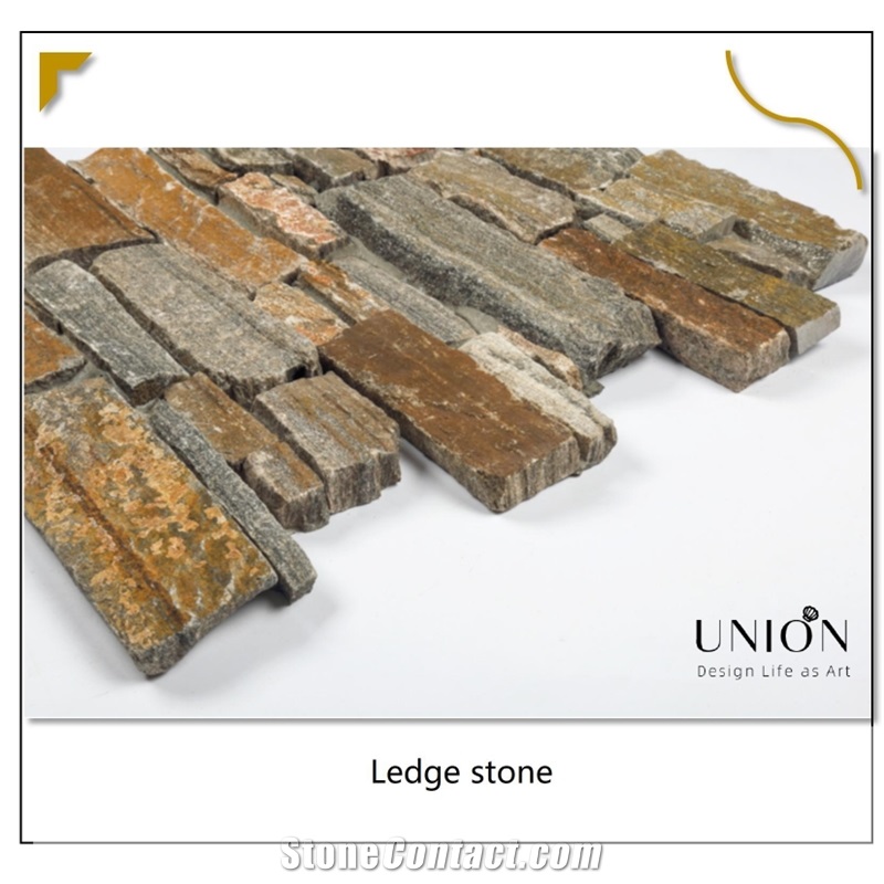 UNION DECO Exterior Natural Rusty Stone Cladding Stone Panel