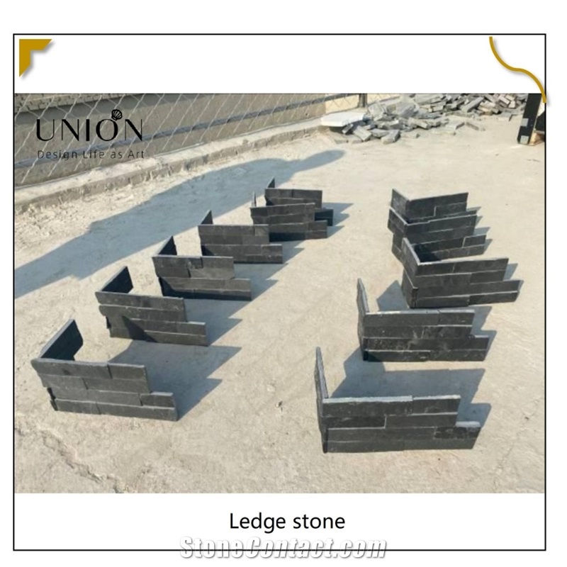 UNION DECO Exterior Stone Panel Outdoor Slate Stacked Stone