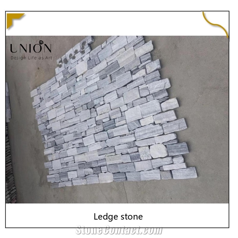 UNION DECO Exterior Wall Cladding Quartzite Stone Panel