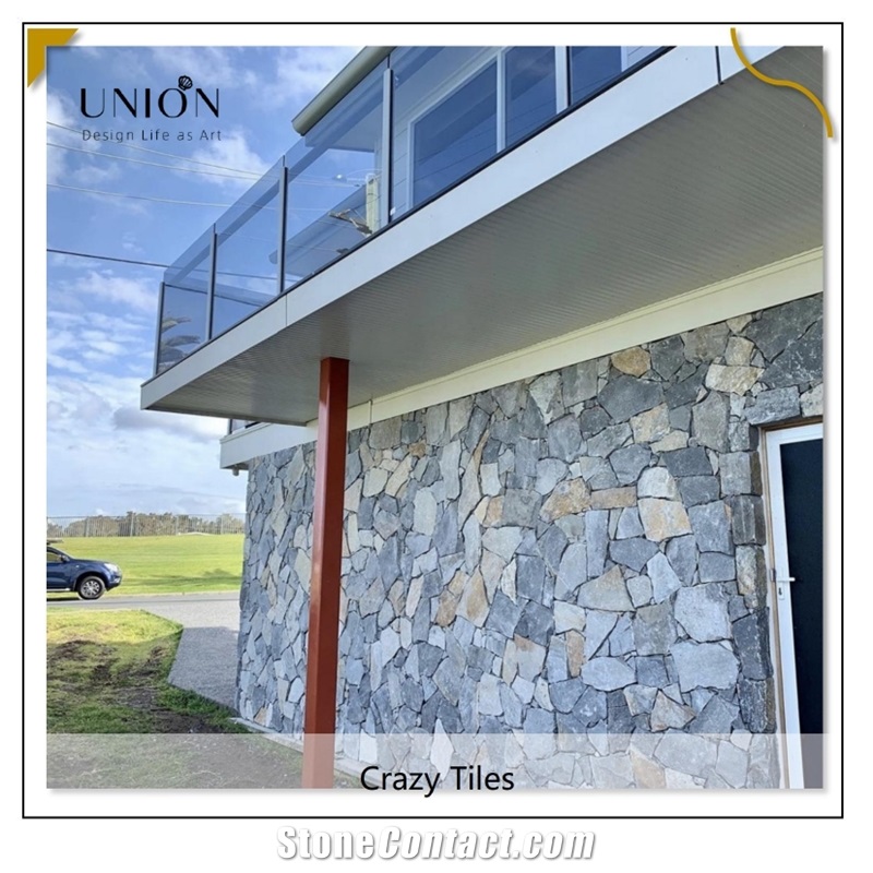 UNION DECO Irregular Exterior Natural Stone Stacked Stone