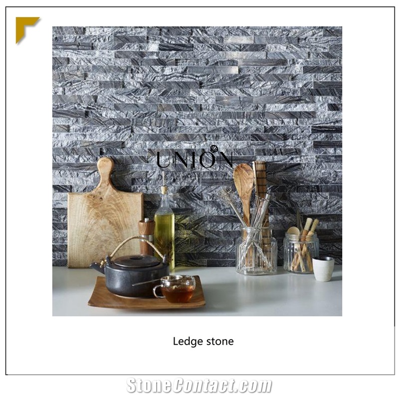 UNION DECO Marble Wall Cladding Stone Thin Ledge Stone Panel