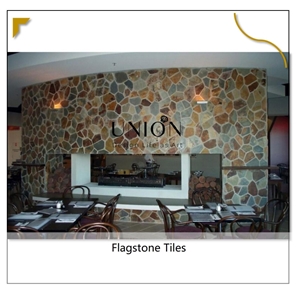 UNION DECO Natural Stone Rusty Slate Outdoor Decoration Tile
