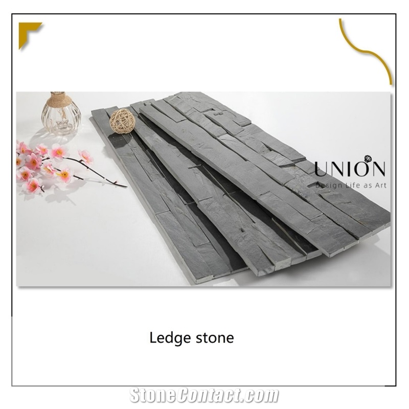 UNION DECO Slate Wall Natural Stone Slate Ledge Stone Veneer
