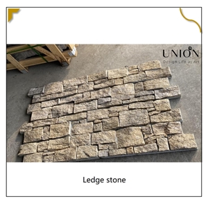 UNION DECO Stacked Stone Veneer Exterior Wall Cladding Panel