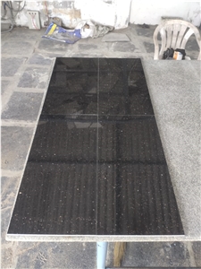 Black Galaxy Granite Calibrated Tiles