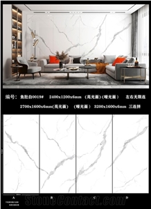 6Mm Sintered Stone Calacatta Walling Flooring 6Mm Sintered Stone Calacatta Walling Flooring
