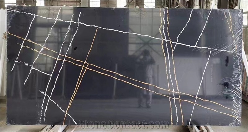 White Marble Texture Quartz Slabs ,Man-Made Stone Quartz