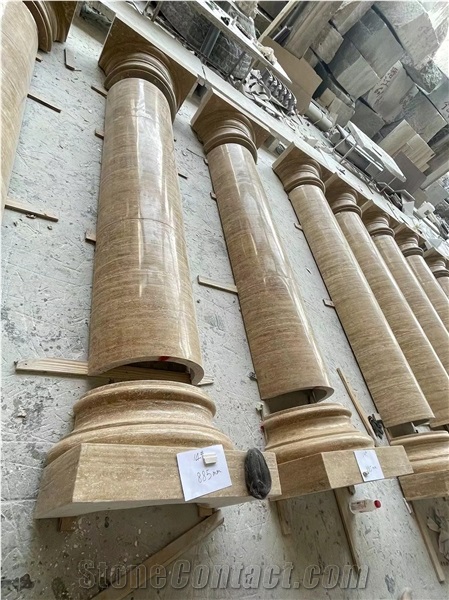 Travertine Column Cladding Panels