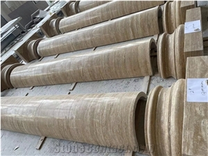 Travertine Column Cladding Panels