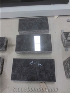 Blue Granite Flat Grave Markers, Slant Grave