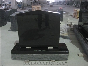 Cemetery Usage Simple Black Upright Monument