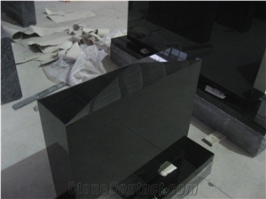 Cemetery Usage Simple Black Upright Monument