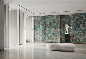 Amazon Green Big Size Sintered Stone Full Wall Panels