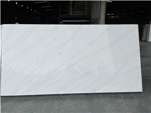 Ariston White Quartz Slabs SKY