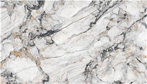 Blue Ice Jad Sintered Stone Wall Polished Tiles