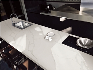Calacatta White Quartz Slabs