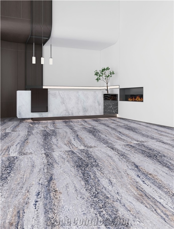 Cristal Purple Sintered Stone Floor
