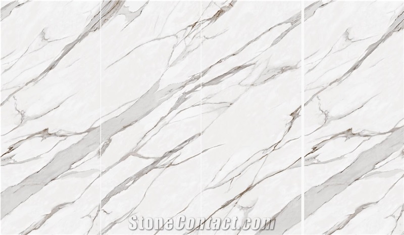 Crystal Grey Sintered Stone Cabinet Panels