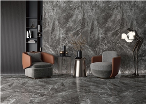 Fantasy Sky Grey Sintered Stone Wall Slabs Big Panels