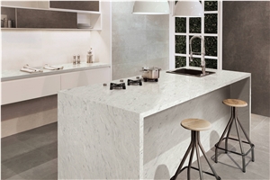River Vein Quartz Slabs SKY012