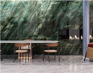 Royal Emerald Sintered Stone Slabs Wall Tiles
