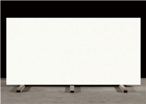 White Quartz With Light Black Veins Slabs White Quartz With Light Black Veins Slabs