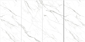 White Sintered Stone With Vein No.5 Wall Panels
