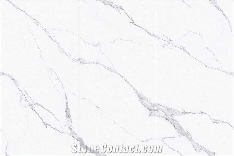 White Sintered Stone With Vein No.5 Wall Panels