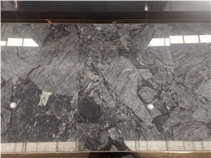 Amazon Blue Quartzite Grey Color Slabs